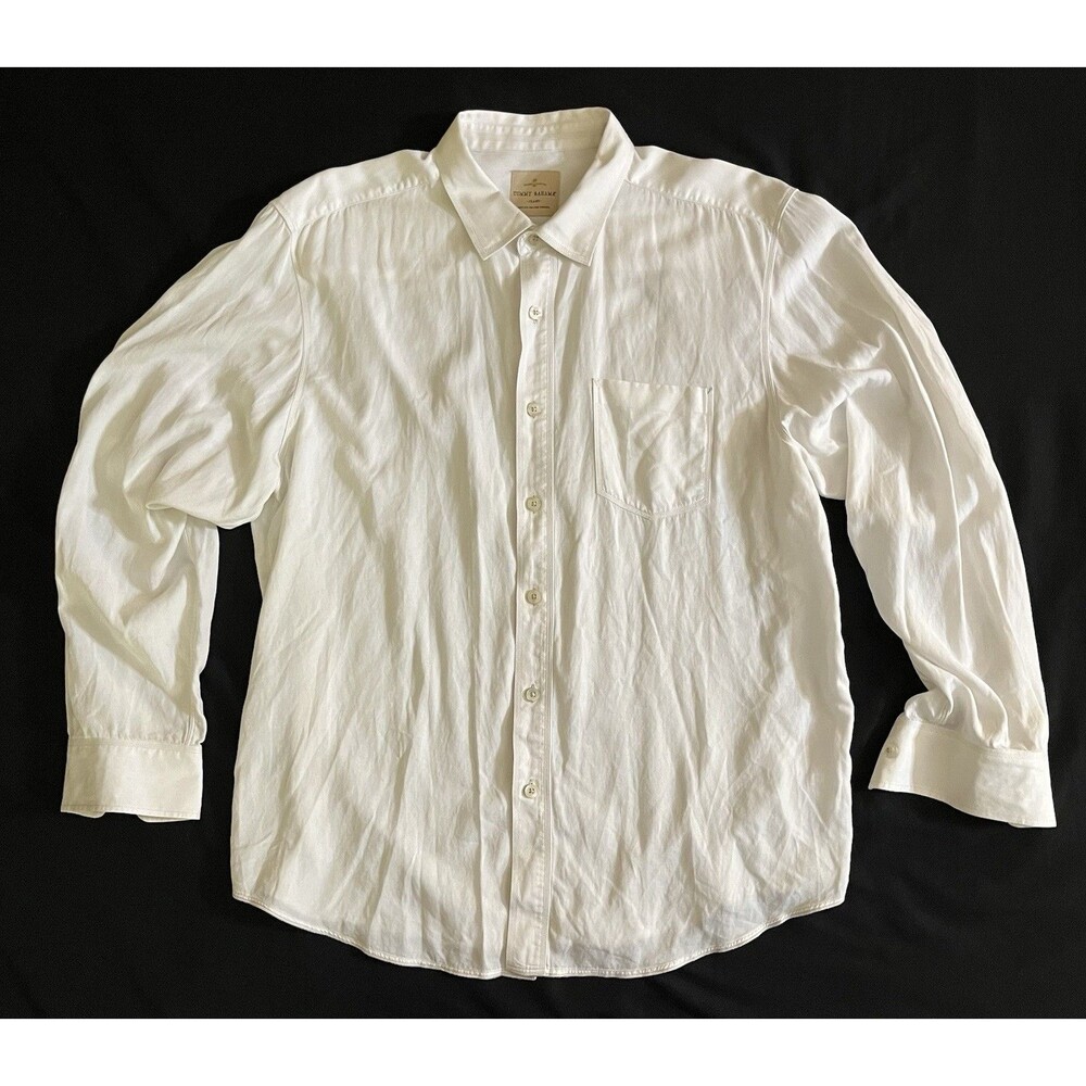 Tommy Bahama Jeans "Island Crafted" Men's Long Sleeve Button-Up Shirt - Size XL